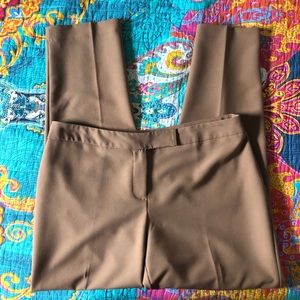 EUC Ellen Tracy khaki work trouser sz 8